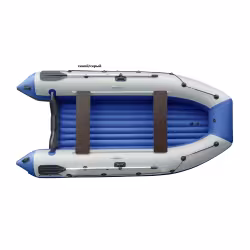 Лодка надувная ПВХ Angler Reef 360 НДНД, синий/серый