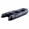 Лодка надувная ПВХ RiverBoats RB-350, пайол фанерный, красный/черный