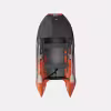 Лодка надувная ПВХ Gladiator C370AL, пайол алюминиевый, оранжевый/темно-серый