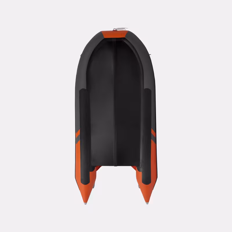 Лодка надувная ПВХ Gladiator C370AL, пайол алюминиевый, оранжевый/темно-серый