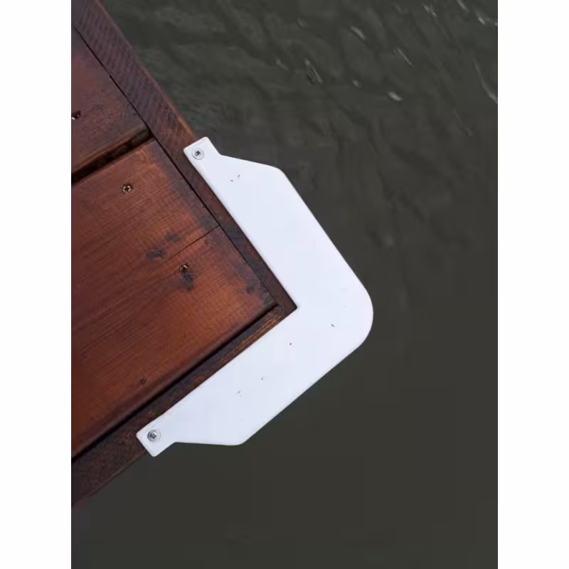 Кранец причальный угловой Buoy MFJ2525710, 250x250 мм, белый