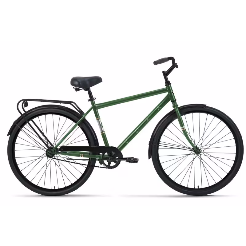 Велосипед Forward Урал 28", 1 скорость, рост 19", зеленый