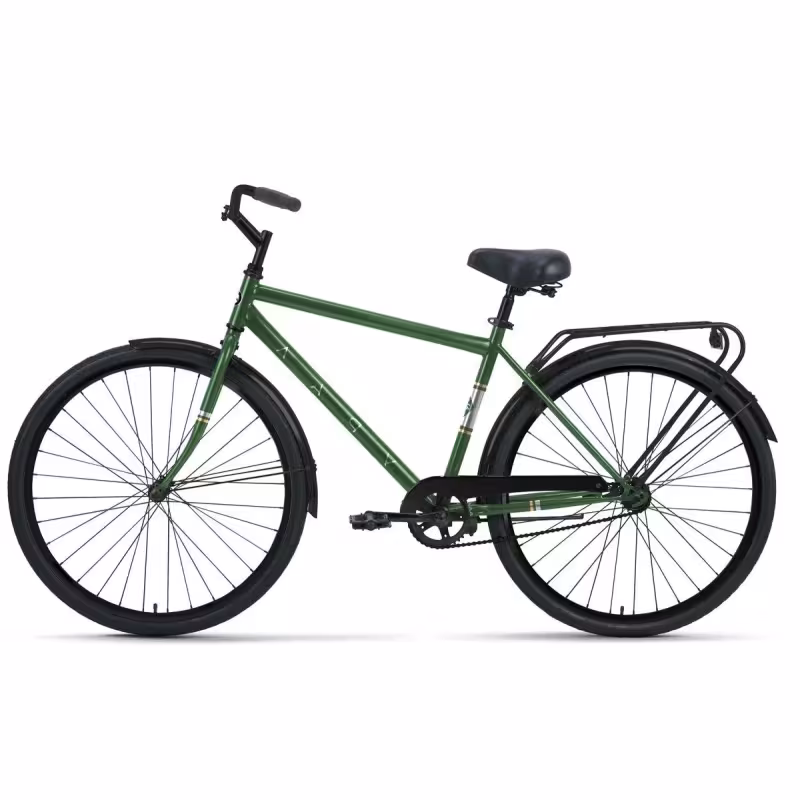 Велосипед Forward Урал 28", 1 скорость, рост 19", зеленый