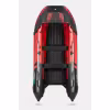 Лодка надувная ПВХ с фальшбортами Gladiator E450X PRO НДНД, красный/черный