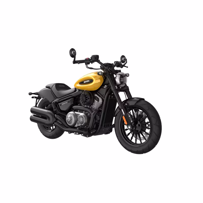 Мотоцикл круизер Benda Шиншилла 350 АКПП (Chinchilla 350 CVT), желтый