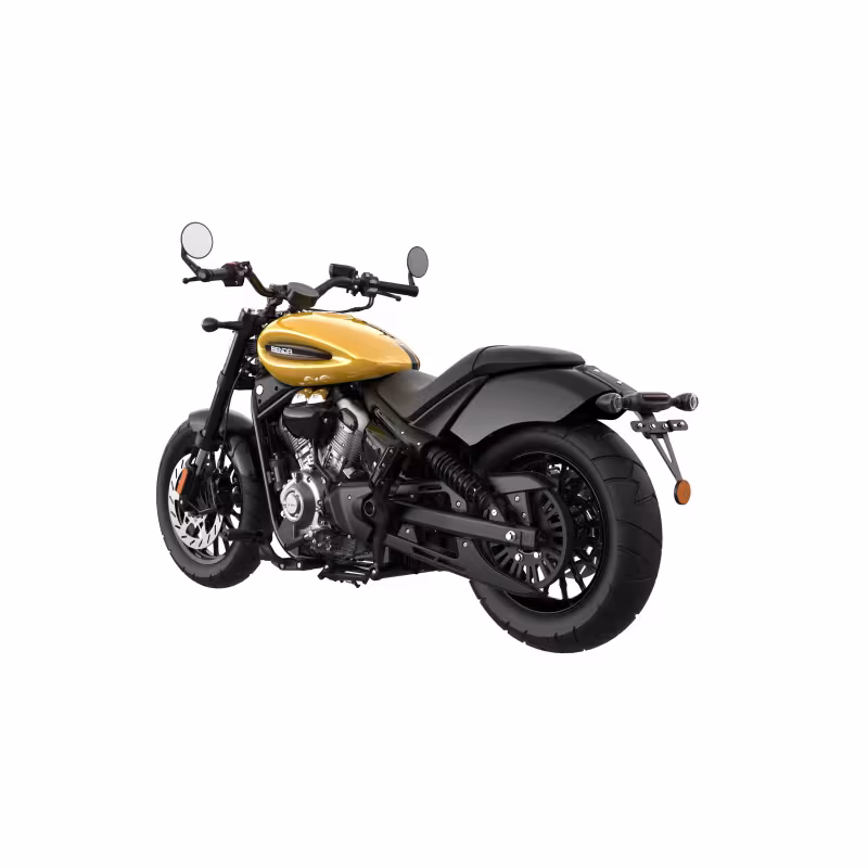 Мотоцикл круизер Benda Шиншилла 350 АКПП (Chinchilla 350 CVT), желтый