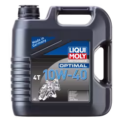 Масло моторное минеральное для 4Т двигателей Liqui Moly Motorbike Optimal 10W40, 4 л