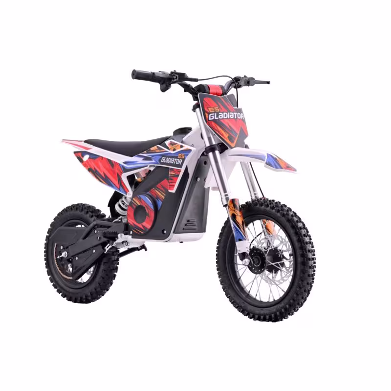 Питбайк электрический детский Gladiator E5, красный