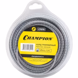 Корд триммерный Champion Platin Saw C7070, зубчатый, 3.5мм*17м