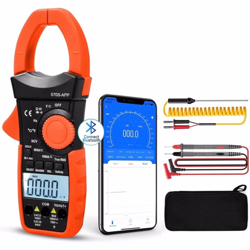 Клещи токовые HoldPeak HP-570S-APP