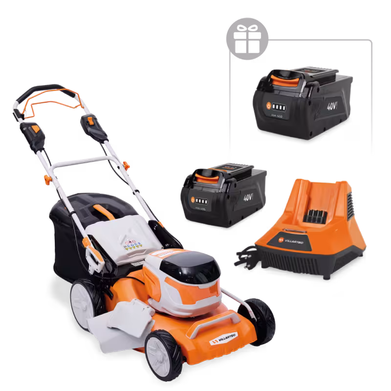Газонокосилка аккумуляторная Villartec MA4046T Set5