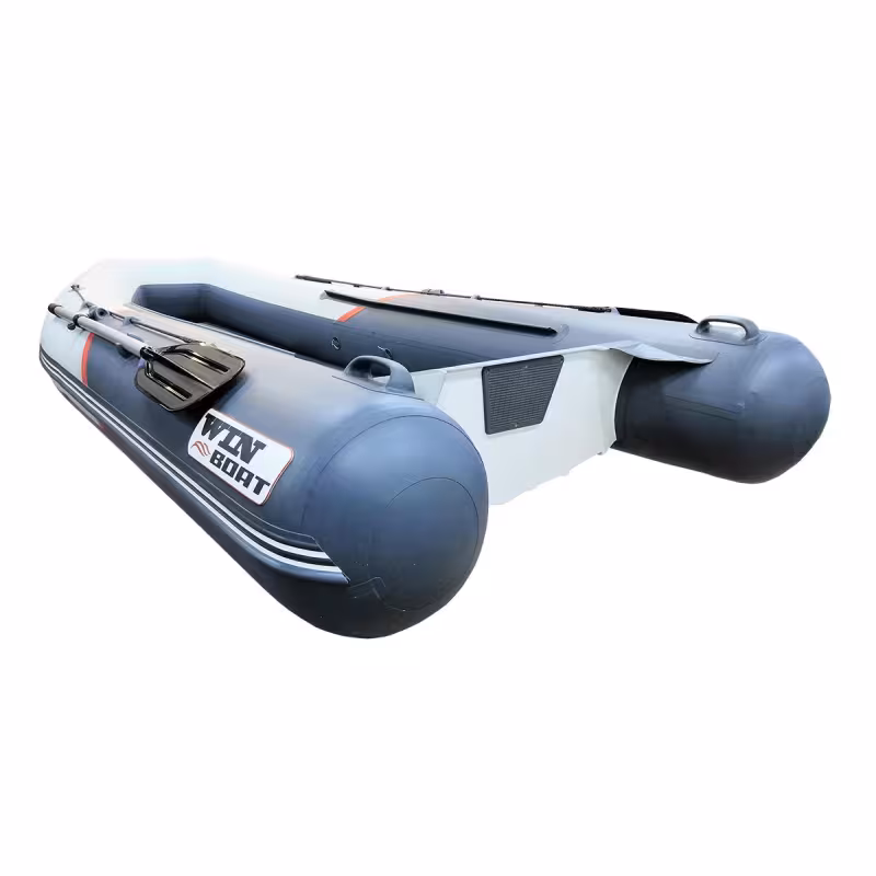 Лодка надувная РИБ Winboat 375RF Sprint, серый/светло-серый