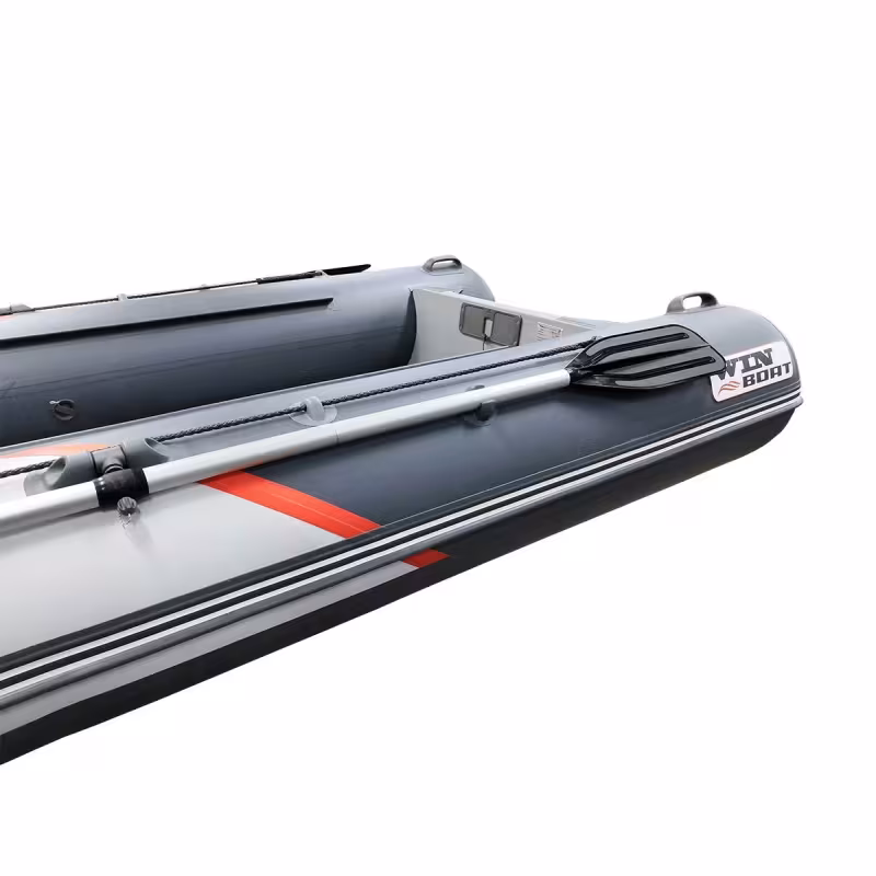 Лодка надувная РИБ Winboat 375RF Sprint, серый/светло-серый