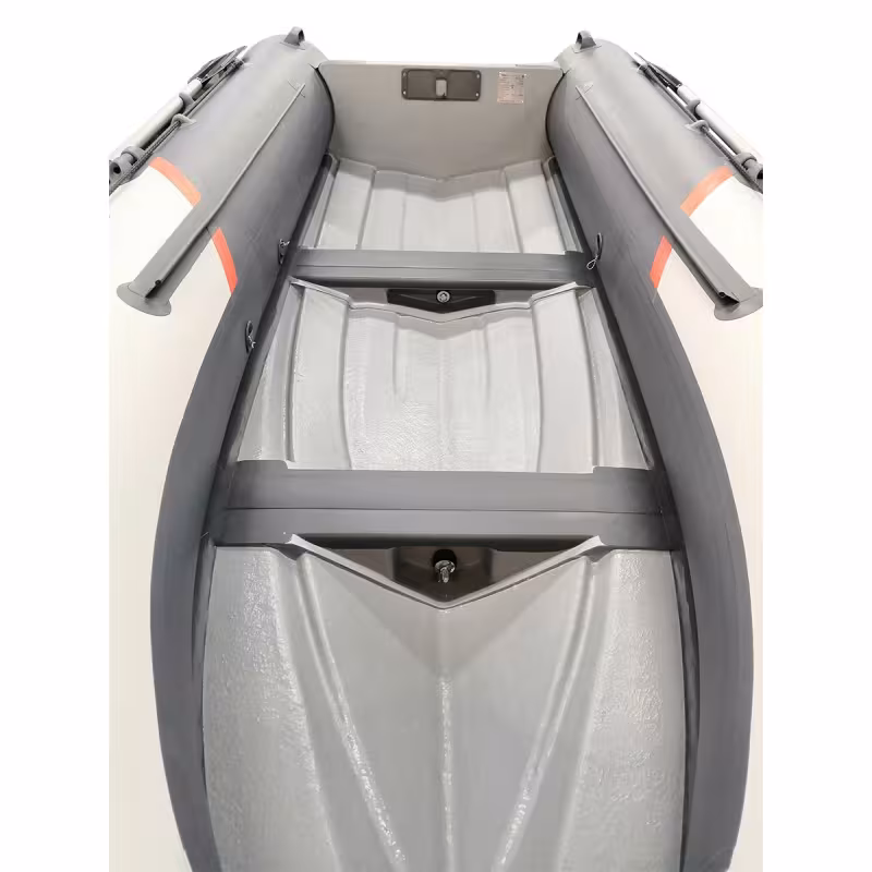 Лодка надувная РИБ Winboat 375RF Sprint, серый/светло-серый
