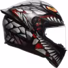Мотошлем AGV K1 S Lyzard Matt Black/Grey/Red, матовыйчерный/серый/красный, размер M