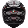 Мотошлем AGV K1 S Lyzard Matt Black/Grey/Red, матовыйчерный/серый/красный, размер M