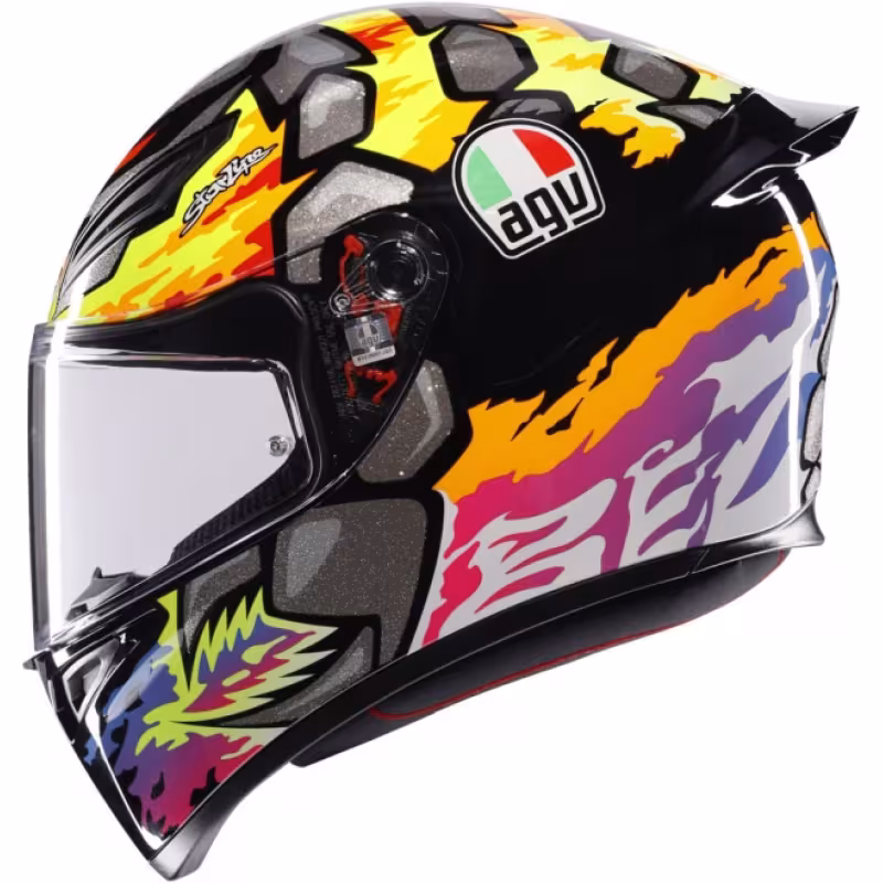 Мотошлем AGV K1 S Bezzecchi 2023, разноцветный, размер L