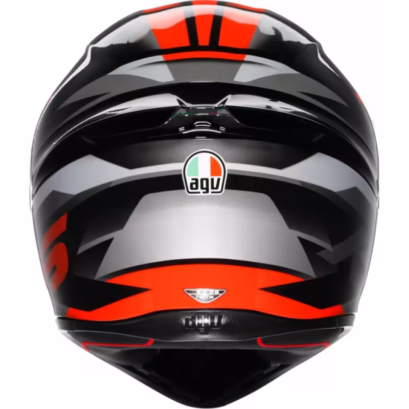 Мотошлем AGV K1 S Fastlap Black/Grey/Red, черный/серый/красный, размер L