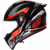 Мотошлем AGV K1 S Fastlap Black/Grey/Red, черный/серый/красный, размер L