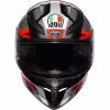 Мотошлем AGV K1 S Fastlap Black/Grey/Red, черный/серый/красный, размер L