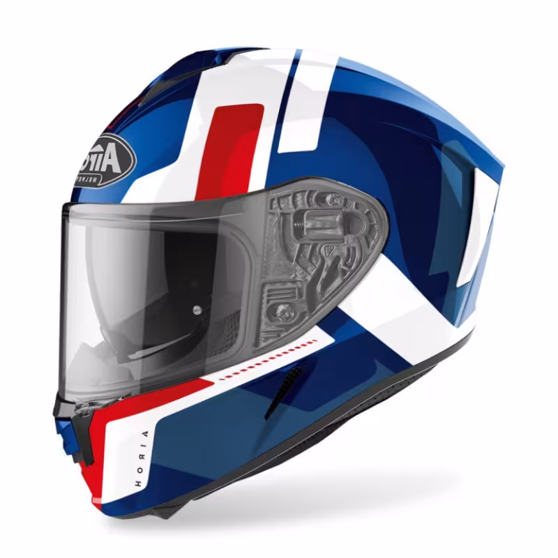 Шлем Airoh Spark Shogun Blue/Red Gloss, синий/красный, размер XL