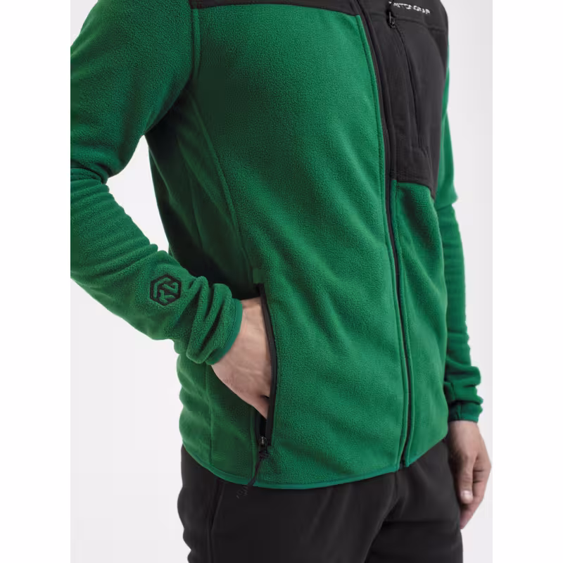 Костюм мужской TritonGear Trail, флис, зеленый/черный, размер 48-50, 170-176 см