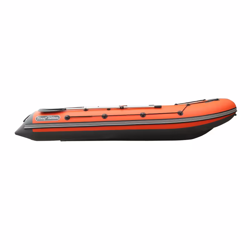 Лодка надувная ПВХ Angler Reef Triton 390 НДНД, оливковый/темно-серый