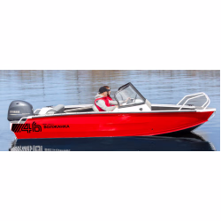 Лодка алюминиевая Vboats Волжанка 46 Fish New