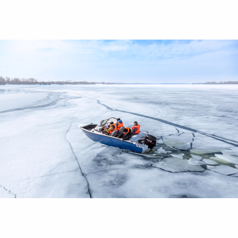 Лодка алюминиевая Vboats Волжанка 46 Fish New