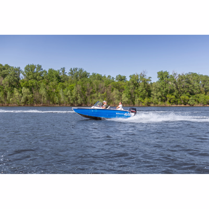 Лодка алюминиевая Vboats Волжанка 46 Fish New