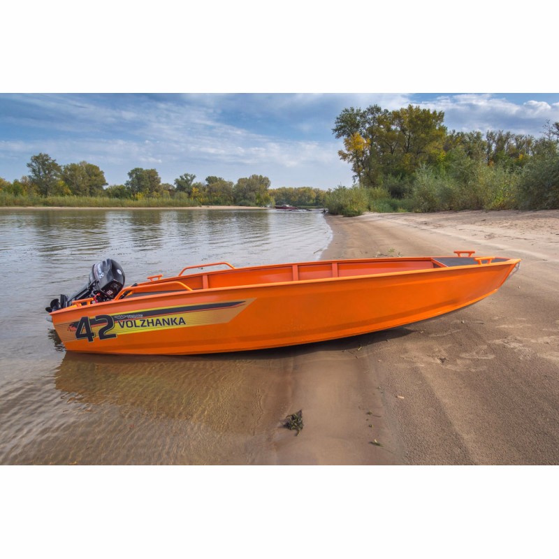 Лодка алюминиевая VBoats Волжанка 42