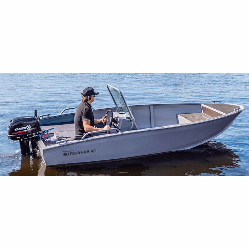 Лодка алюминиевая VBoats Волжанка 42
