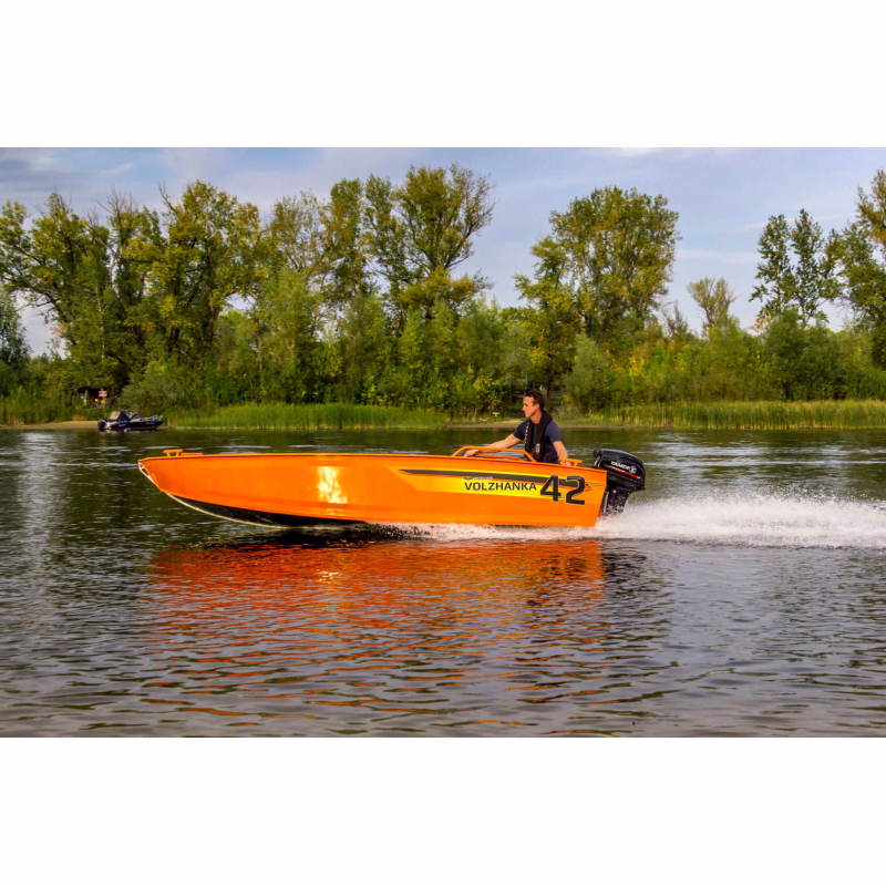 Лодка алюминиевая VBoats Волжанка 42