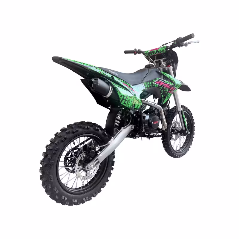Питбайк BSE EX Max13 Green Pink Neon, 14/12, зеленый/розовый