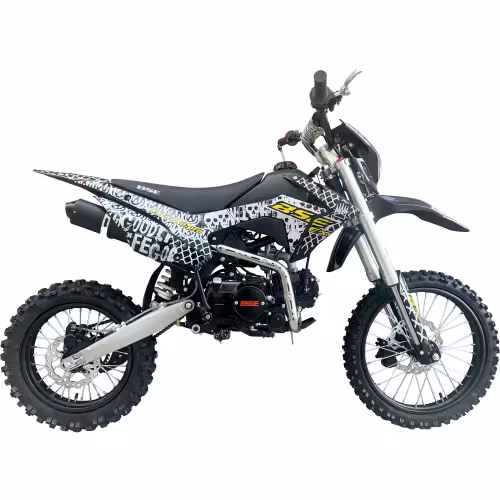 Питбайк BSE EX Max13 White Yellow, 14/12, белый/желтый