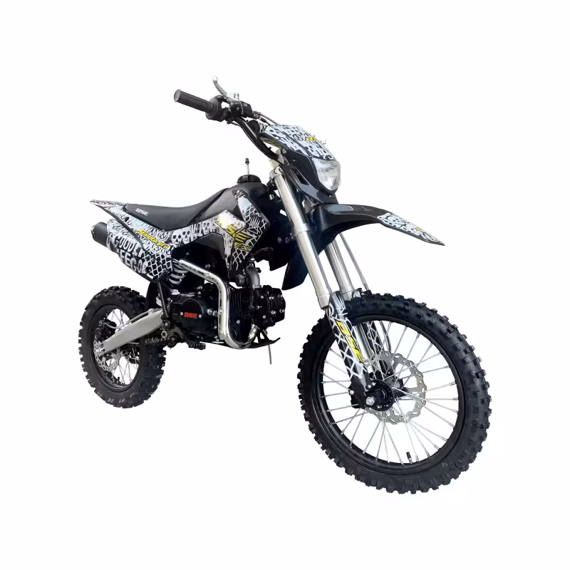 Питбайк BSE EX Max13 White Yellow, 14/12, белый/желтый