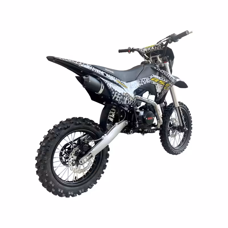 Питбайк BSE EX Max13 White Yellow, 14/12, белый/желтый