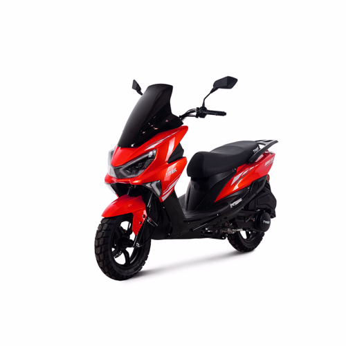 Скутер TMBK Jumbo 50, красный/черный