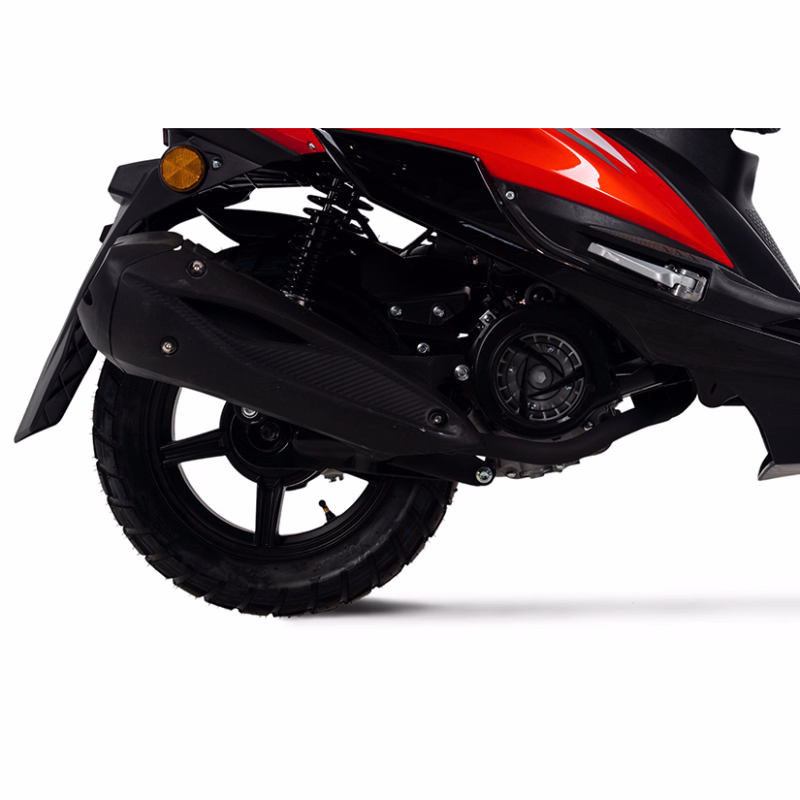 Скутер TMBK Jumbo 50, красный/черный