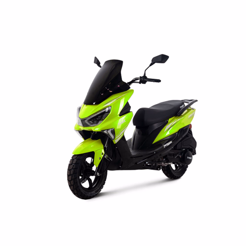 Скутер TMBK Jumbo 50, зеленый/черный