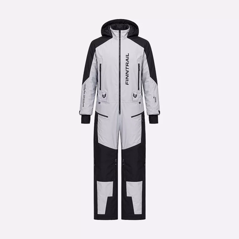 Комбинезон мужской Finntrail Blizzard 3856 Светло-серый (LightGrey), Торай (Toray) Dermizax, размер M