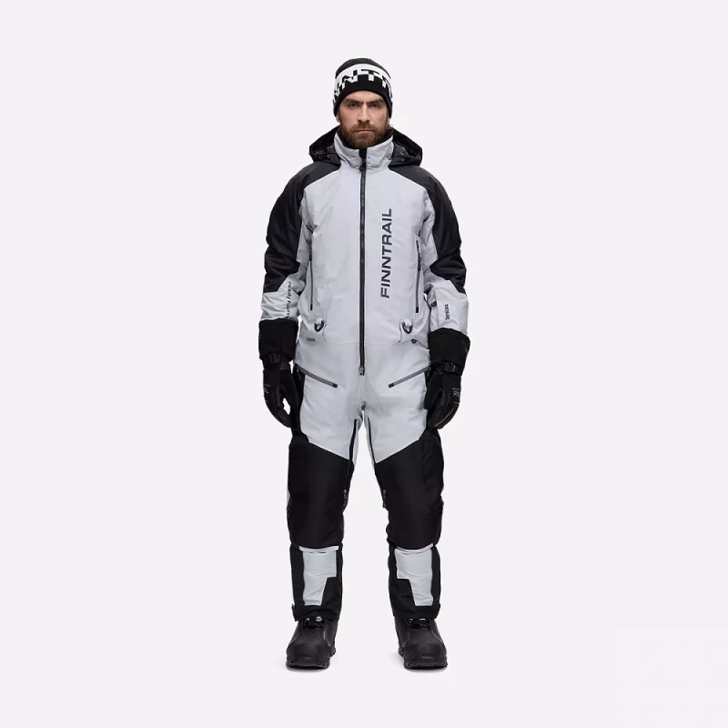 Комбинезон мужской Finntrail Blizzard 3856 Светло-серый (LightGrey), Торай (Toray) Dermizax, размер M