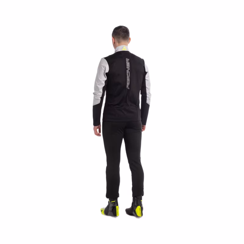 Куртка мужская Fischer Softshell Light, серый/черный, размер 48