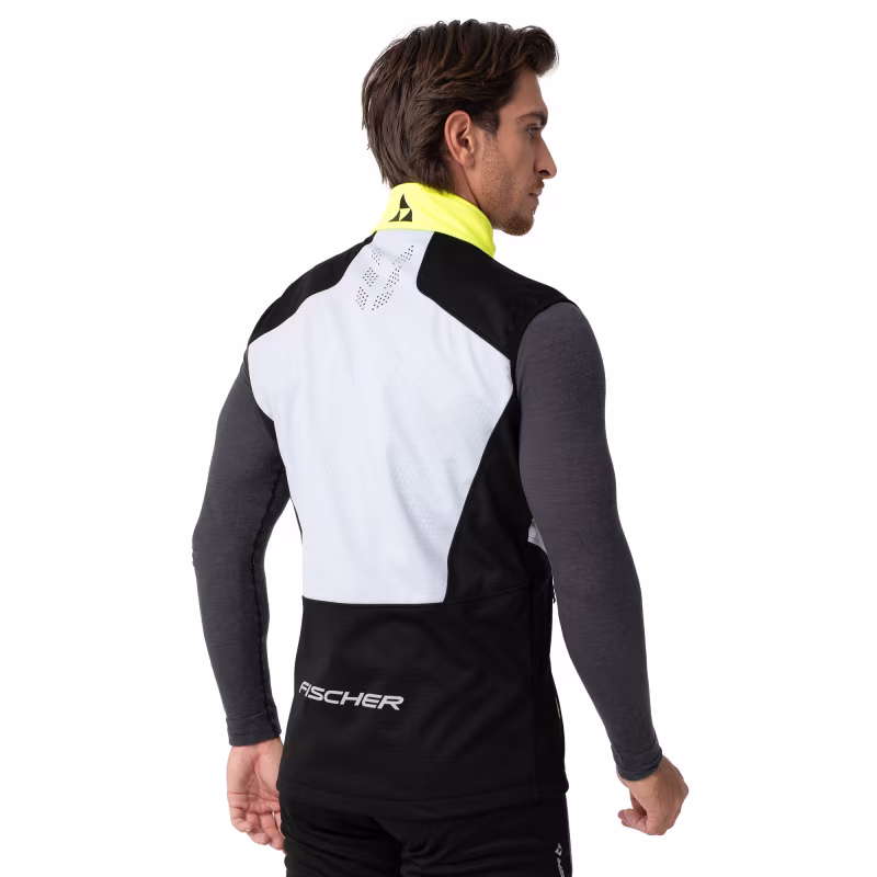 Жилет мужской Fischer Softshell Warm, серый/черный, размер 52