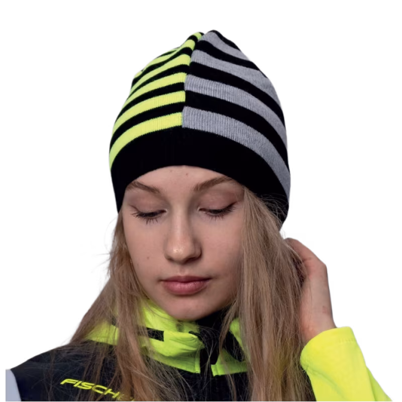 Шапка Fischer Sides, черный/серый
