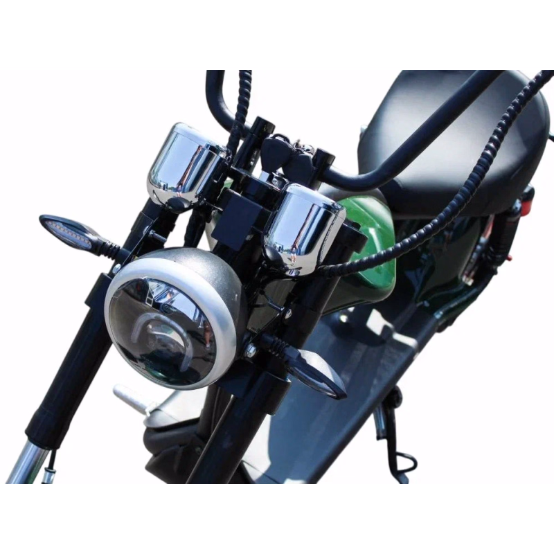 Электроскутер C.MOTO Chopper New, оранжевый