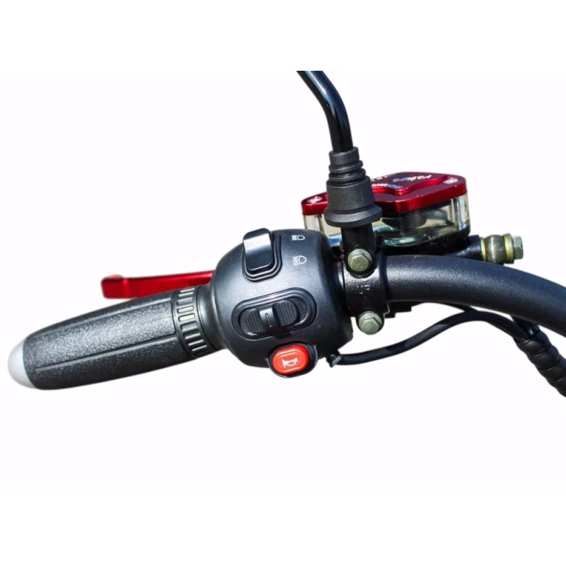 Электроскутер C.MOTO Chopper New, оранжевый