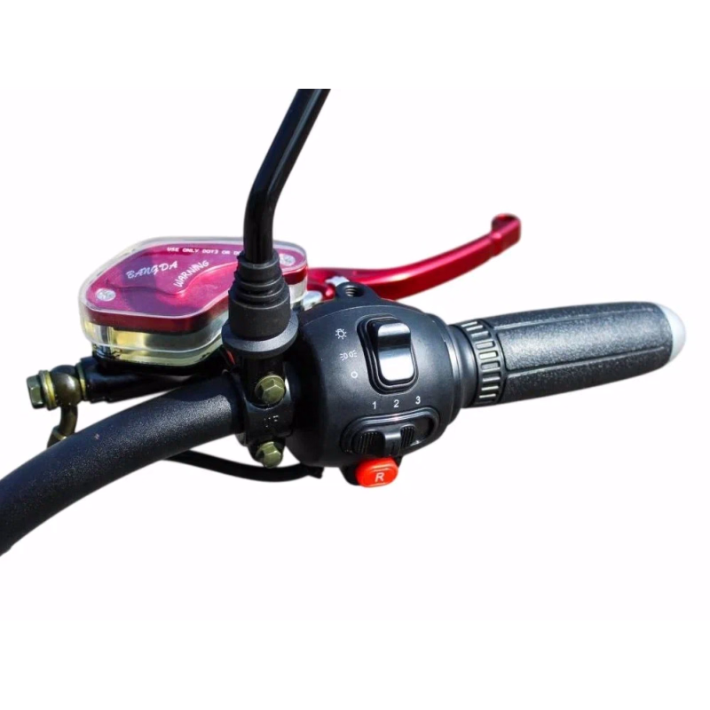 Электроскутер C.MOTO Chopper New, оранжевый