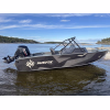Лодка пластиковая с консолью Navix C43, красный