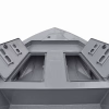 Лодка пластиковая с консолью Navix C43, красный